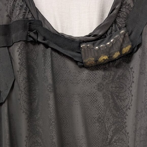 CAbi #155 Jeweled Illusion Tank Top in Black - Picture 8 of 12